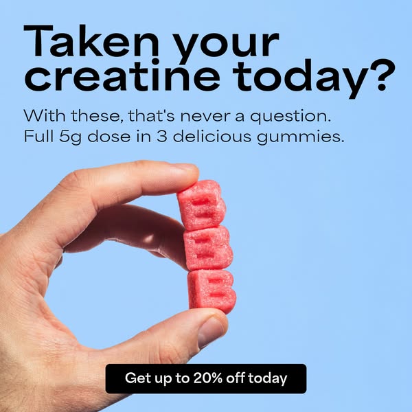 The creatine you'll actually stick to