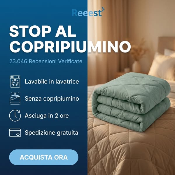 Mai più lotta col copripiumino