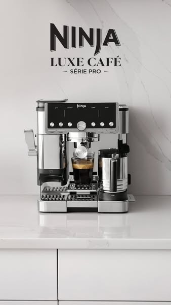 Ninja Luxe Café Premier Plus : machine expresso à grain 3-en-1