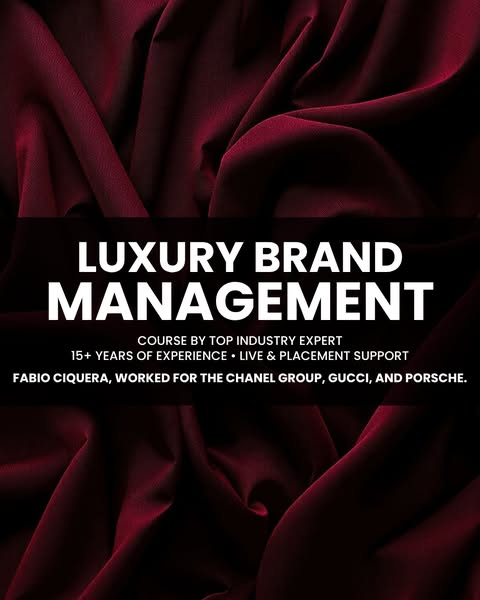 Learn luxury brand management
