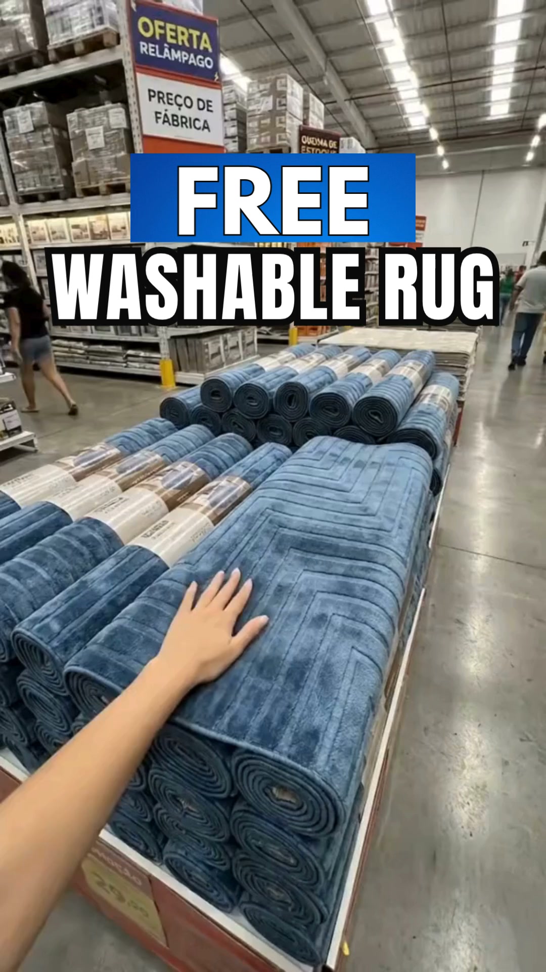 FREE WASHABLE RUG