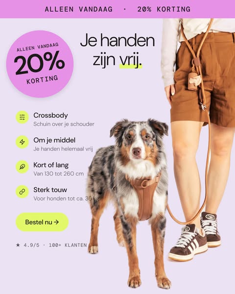 ALLEEN VANDAAG 20% KORTING