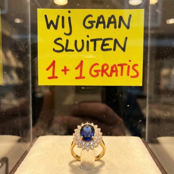 1 + 1 gratis. Wij sluiten na 32 jaar.