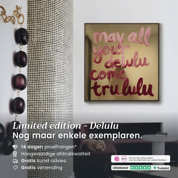 Eén werk maakt het mooier. Twee maakt het af.