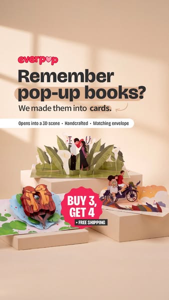3D pop-up cards