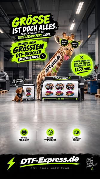 Heute gedruckt & versandt