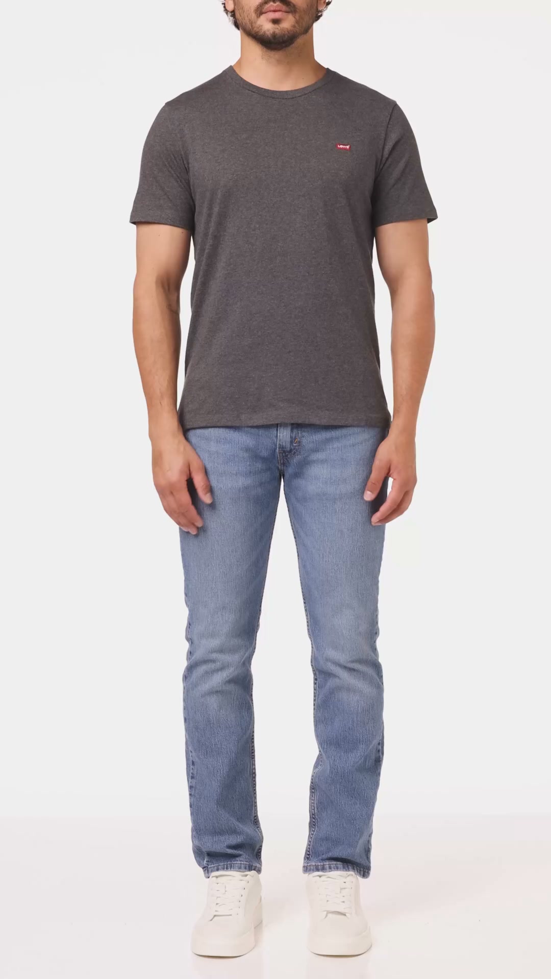 Levi's Original T-hemp vir mans, gewone pasvorm