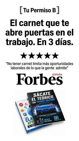 Sin carnet pierdes ofertas de trabajo. Sácatelo en 3 días.