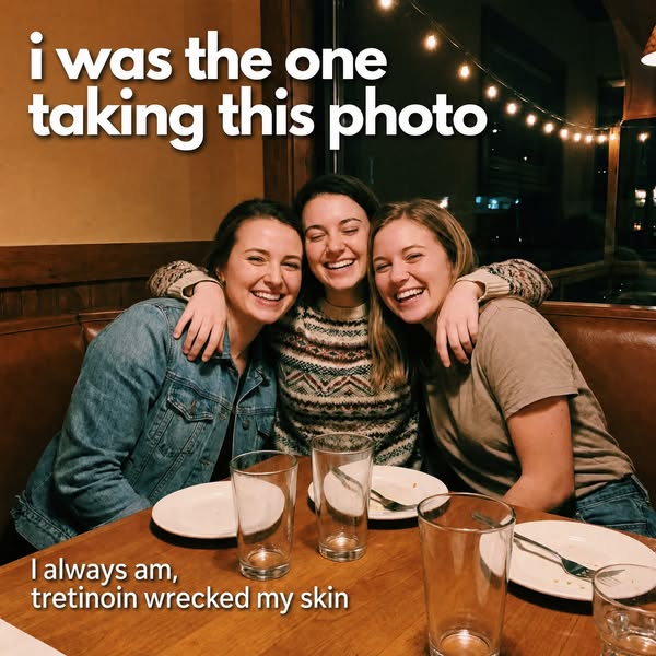 Get back in the photo.