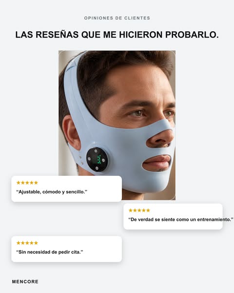 Mewing Machine | Máscara EMS para uma mandíbula mais definida