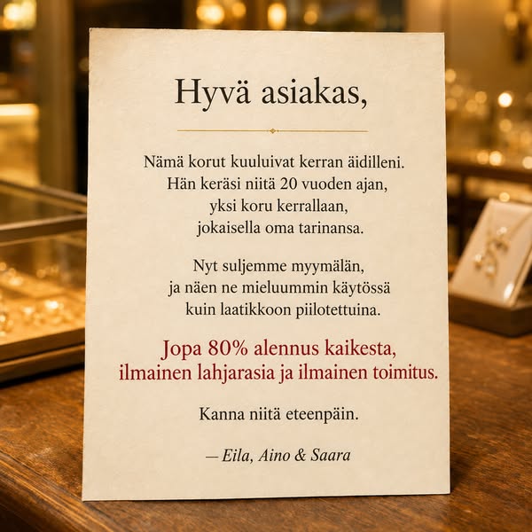 Kolme paria käsiä