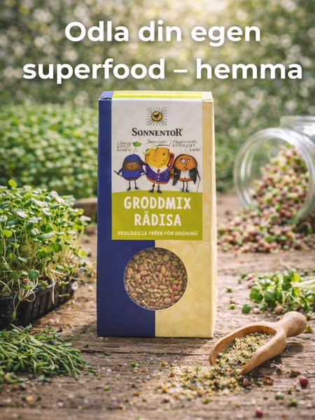 Ekologisk Groddmix – Fräscht på 3 Dagar