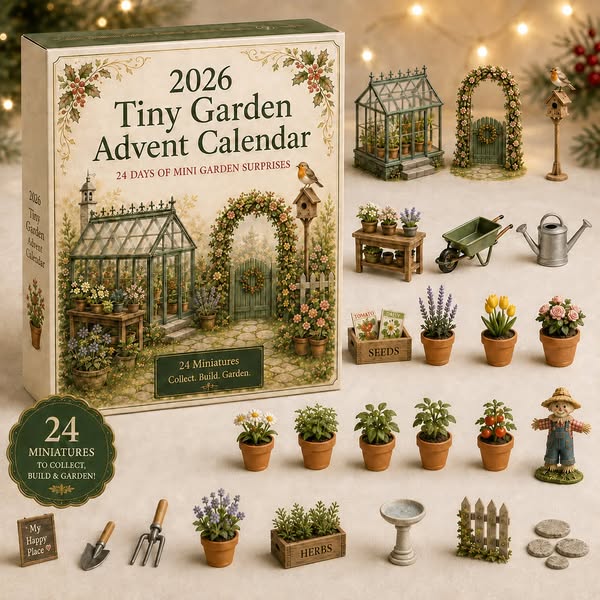 2026 Miniature Garden Advent Calendar – 24 Days of Tiny Garden Surp