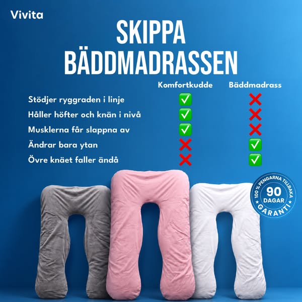 Komfortkudden är nu på rea!