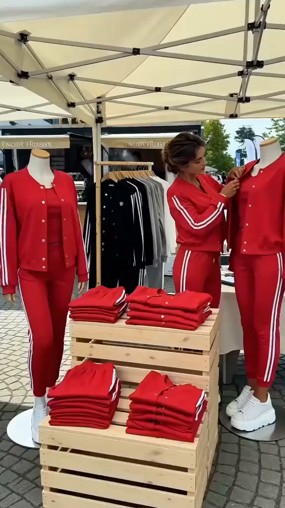 Time-Limited Special 50% OffWomen's Three-piece Baseball Jacket And Pants Set