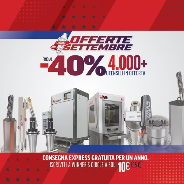 Offerte di settembre: fino al −40%