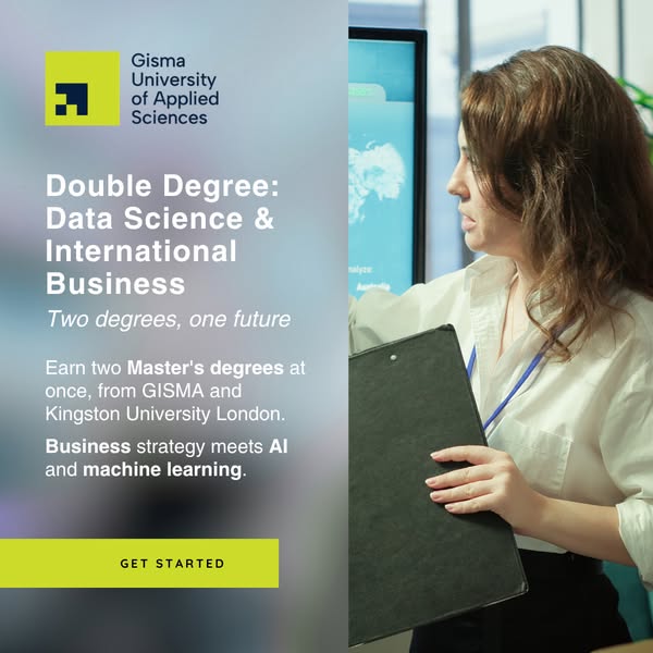 Double Degree: MSc Data Science, AI and Digital Business / MSc International Business Management