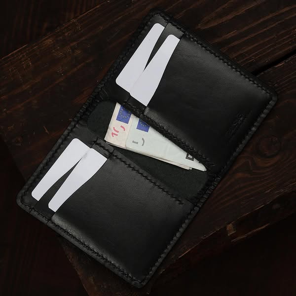 No. 62 Leather Bifold Wallet - Dark Edition