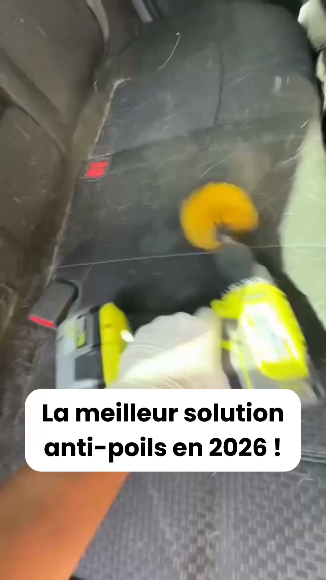 Plus besoin d’aspirateur ou de rouleaux !