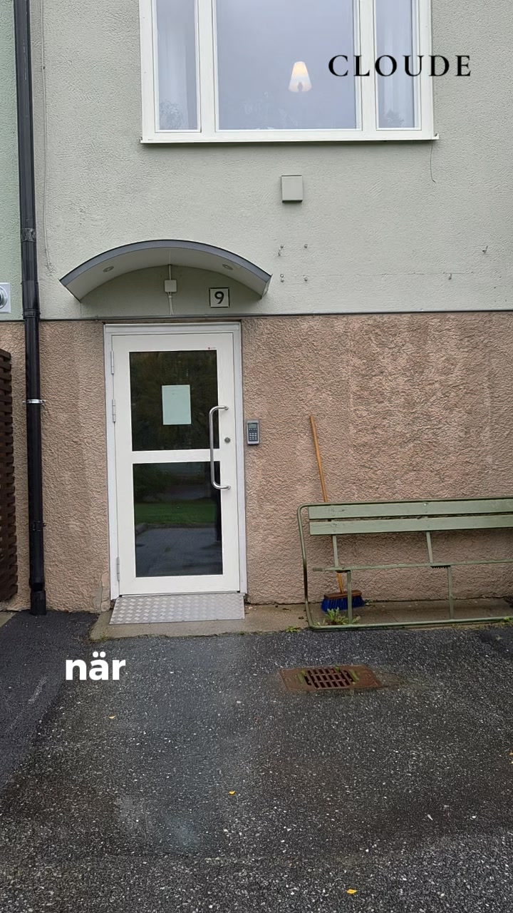 Håll en hand fri till dörren