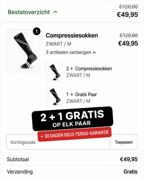 Mijn oplossing voor mijn benen