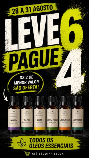 Só até 31 de agosto. Stock limitado!