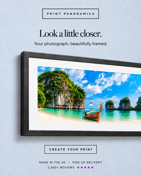 Your photo, beautifully framed