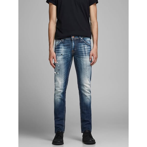 JJIGLENN Jeans - Blue Denim