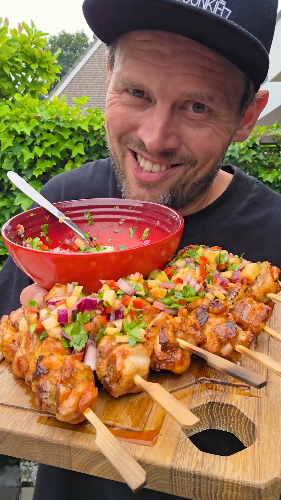 Kipspies met mango chili