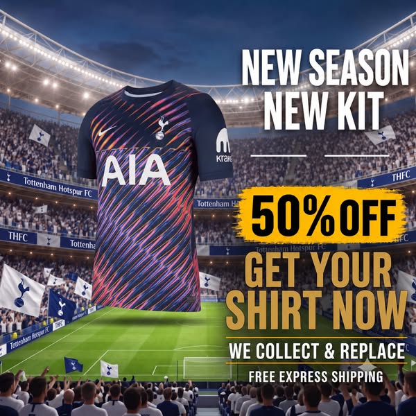 Tottenham Shirts Are Here!