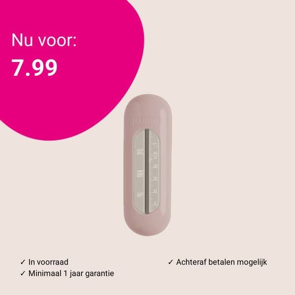 Badthermometer Luma Blush Pink
