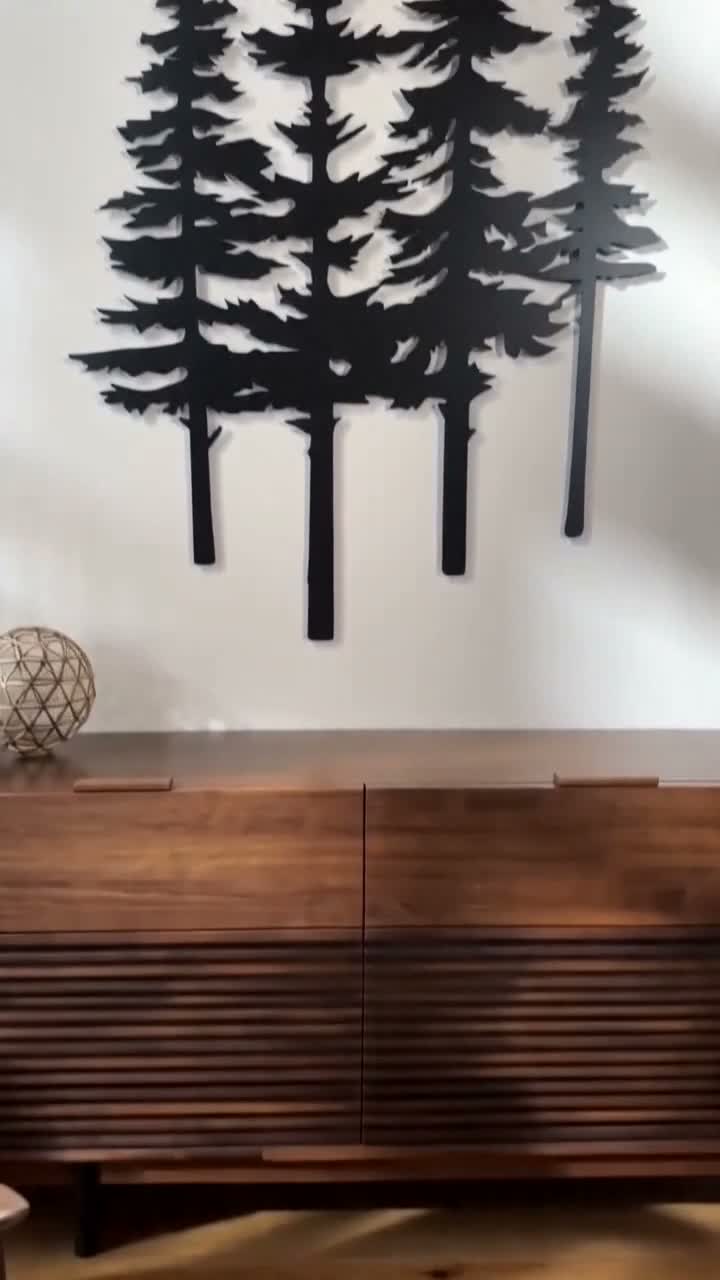 Pine Forest in Steel, From $75