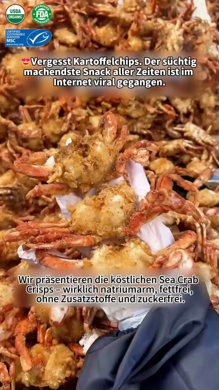 Knusprig, herzhaft, aus der Tiefsee