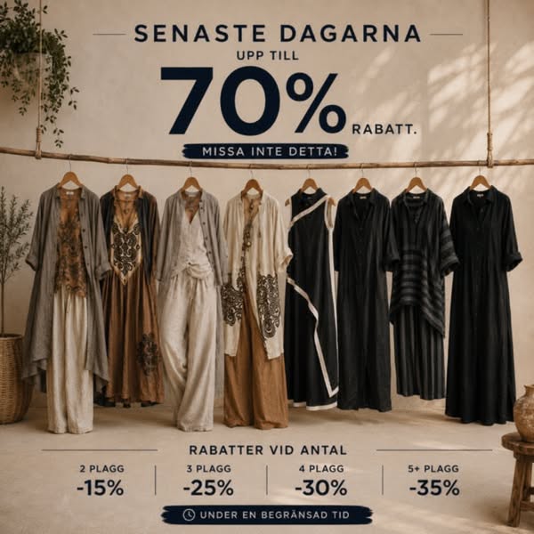 Utförsäljningen Avslutas Idag!