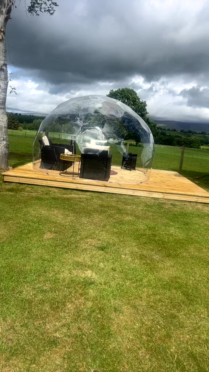 “Wind test passed. Easy build, rear windows = perfect airflow. 3 dome sizes ready to ship.”