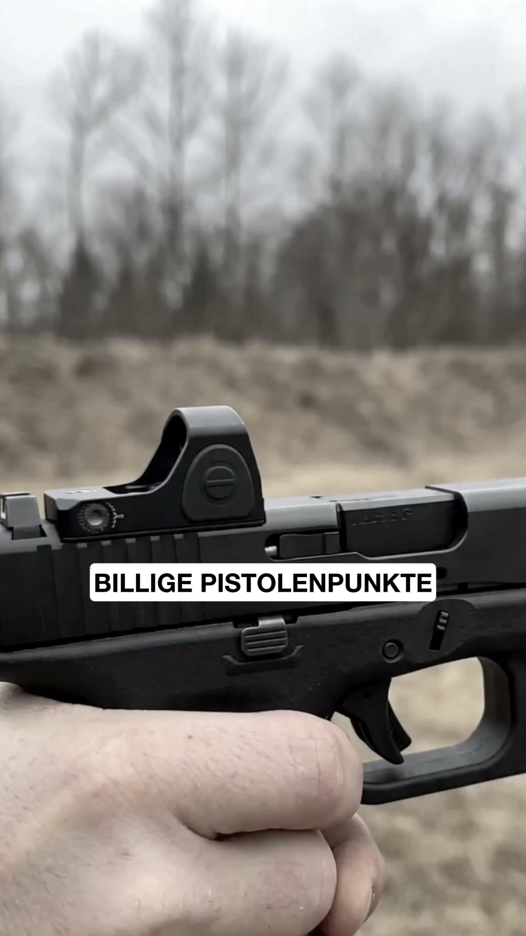 Schlitten mit Optik-Aufnahme, immer noch Kimme und Korn?