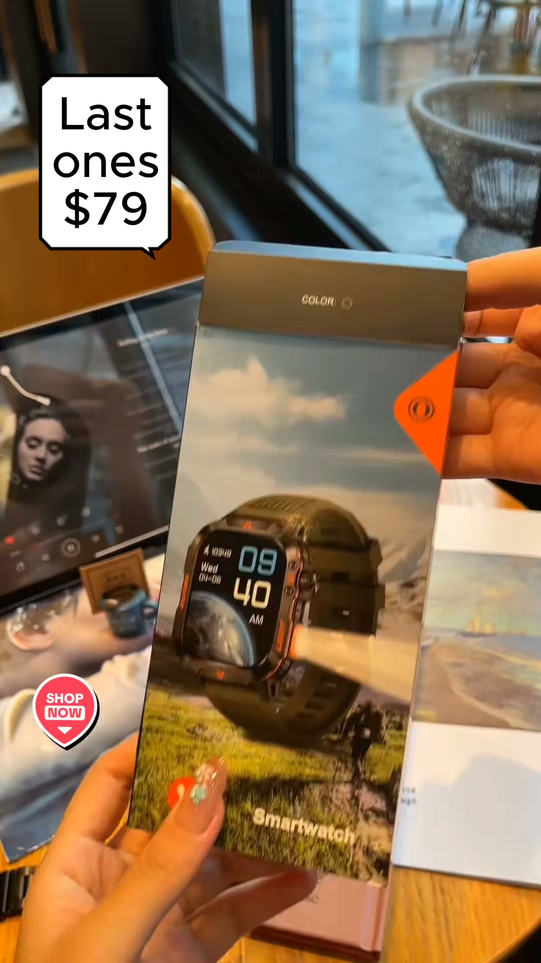 $79. GPS. 21-Day Battery. Waterproof. Calls & Notifications on your wrist. Health tracking 24/7.