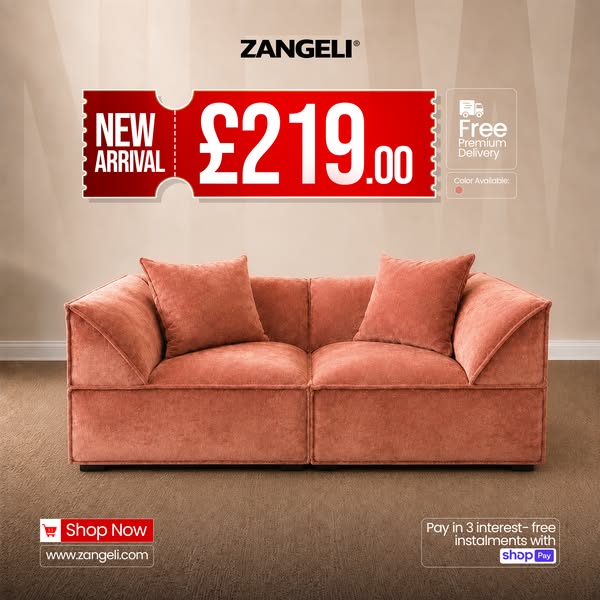 Luxury Chenille Sofa – From £219