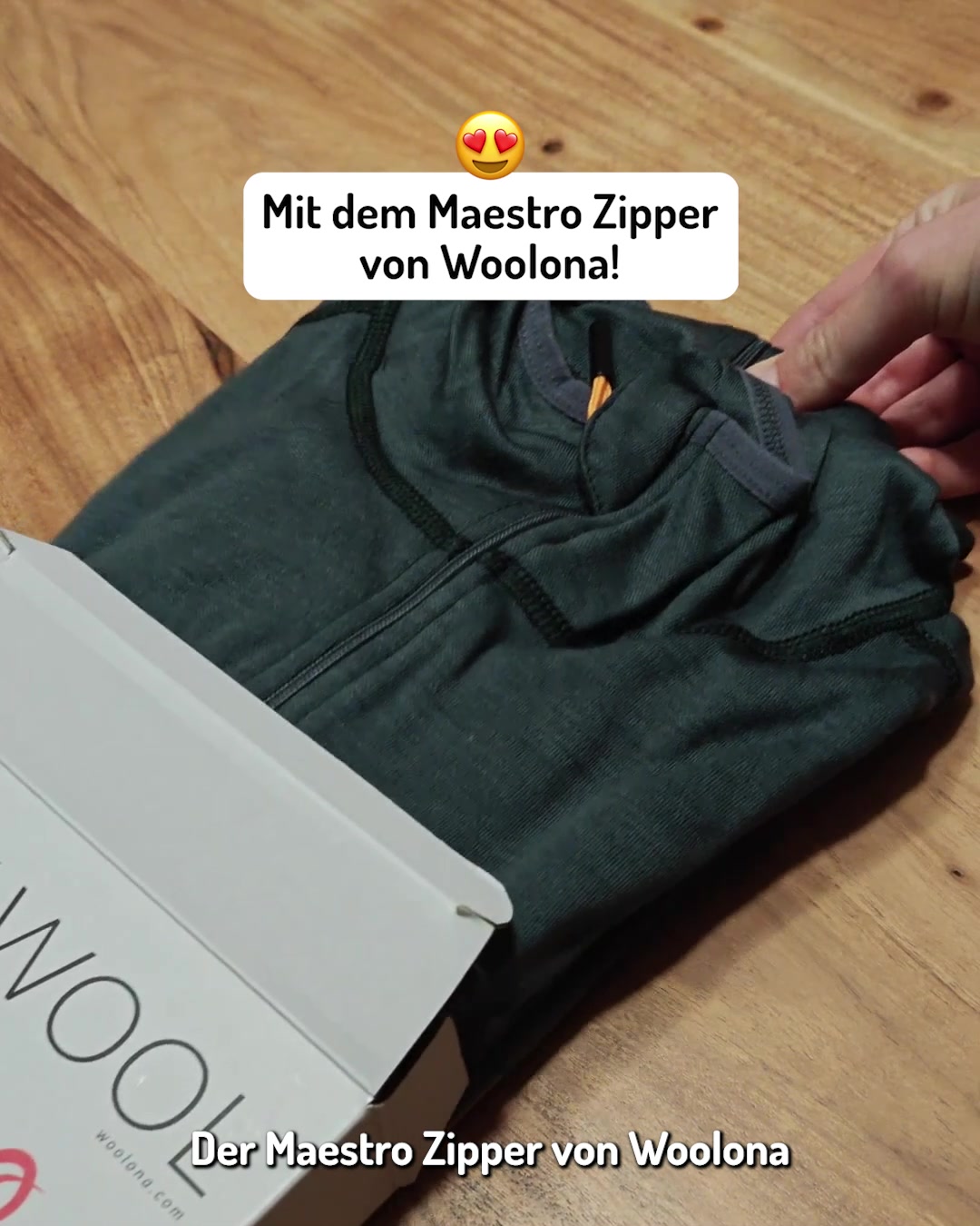 100% Merino Zip Hoodie