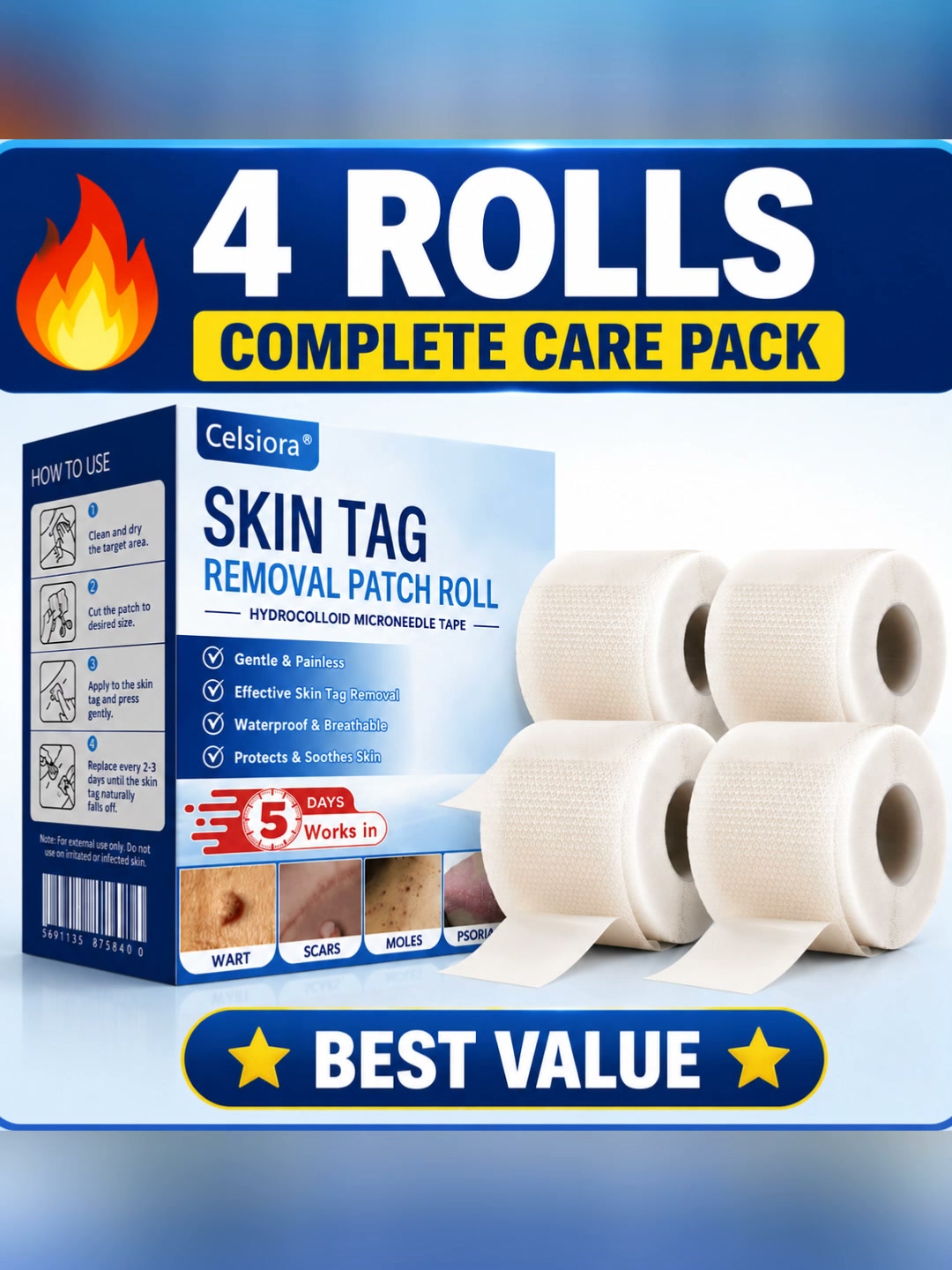 No blades. No tight threads. Just targeted patch care.