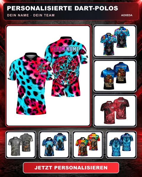 Animal-Designs fürs Dartteam