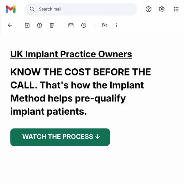 [dentists] get 3-5 new implant patients per month