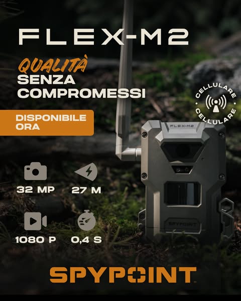 La fototrappola 4G FLEX-M2 – Non perdere più nessuno scatto