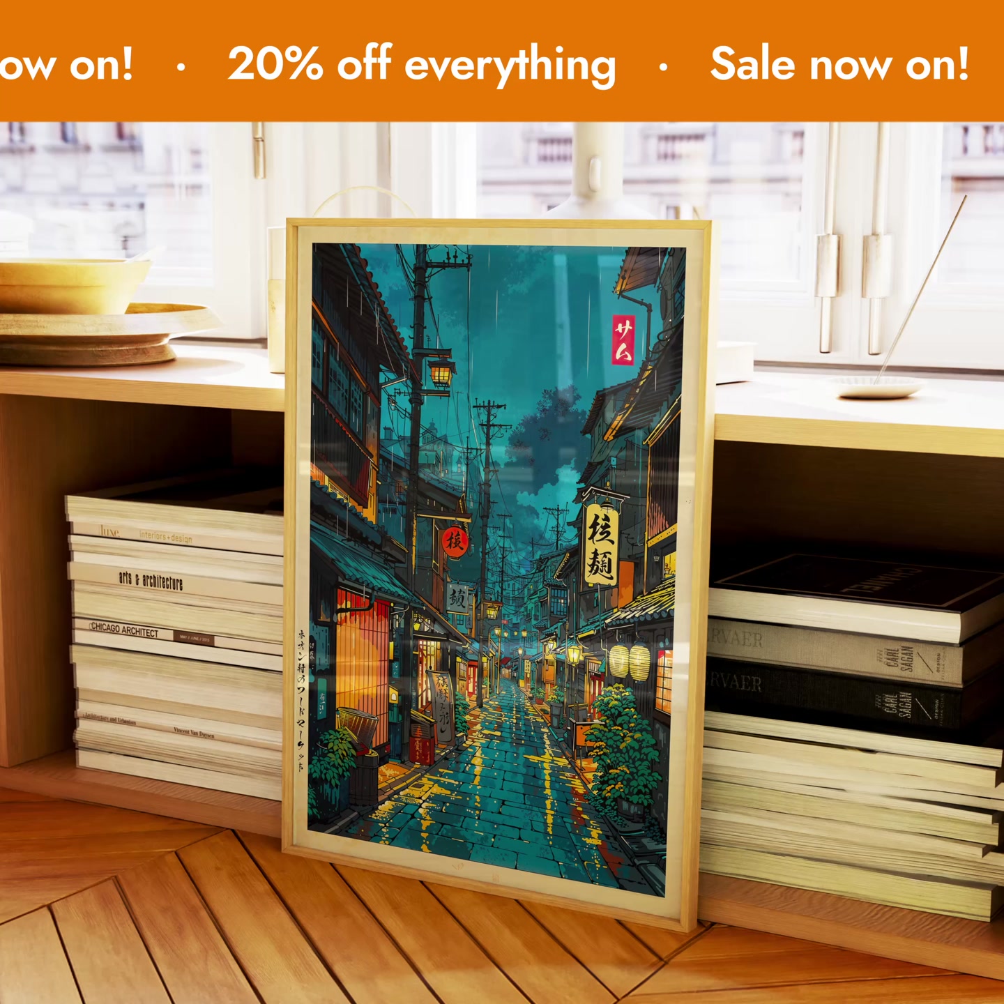 Get 20% off iconic Anime prints