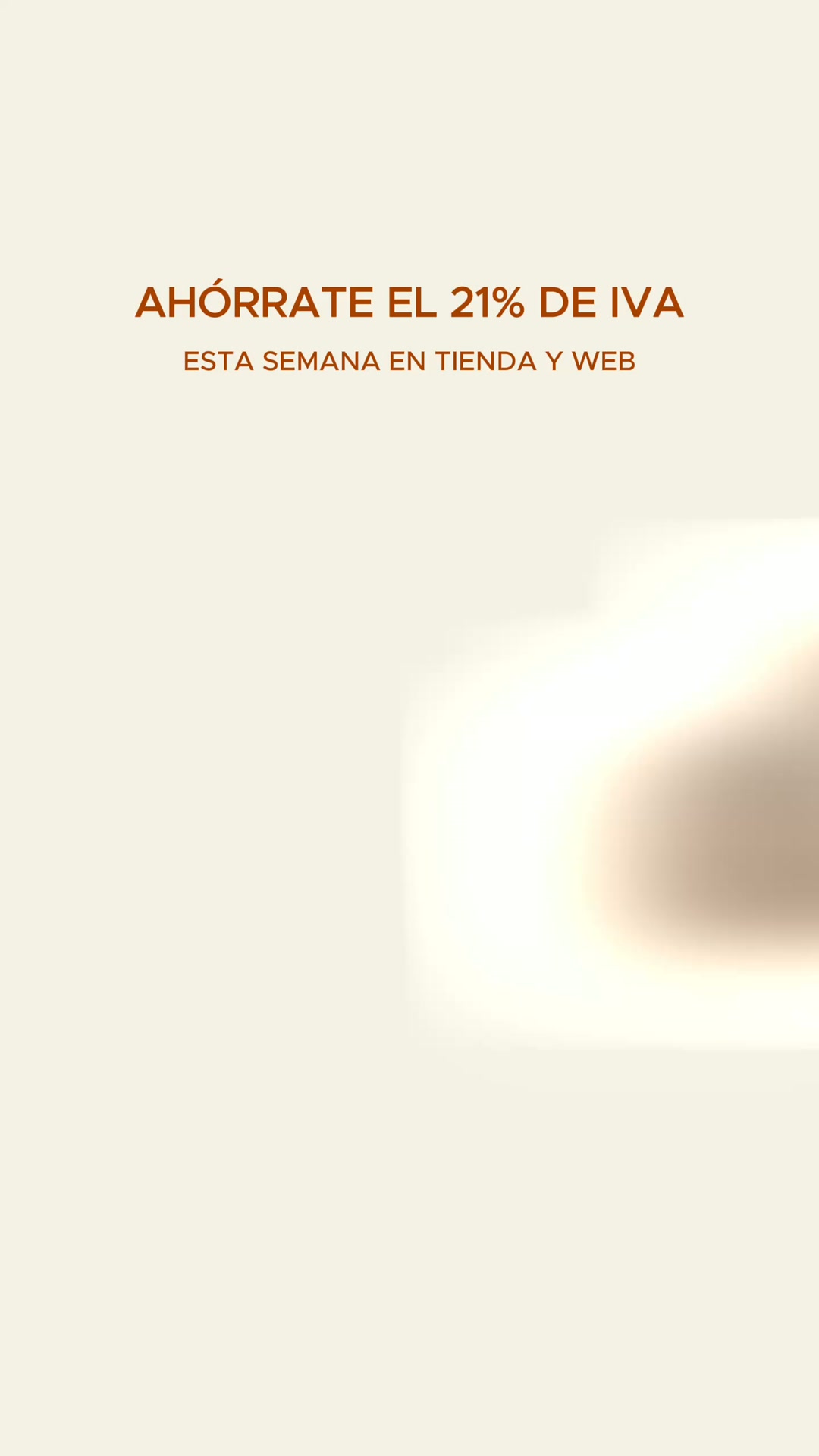 SIN IVA en Muebles la Fábrica de Barcelona
