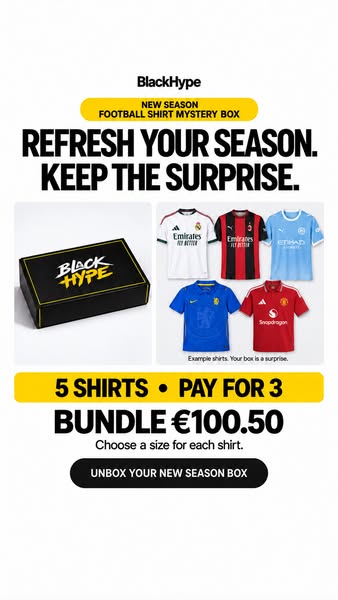New Season: 5 for €100.50