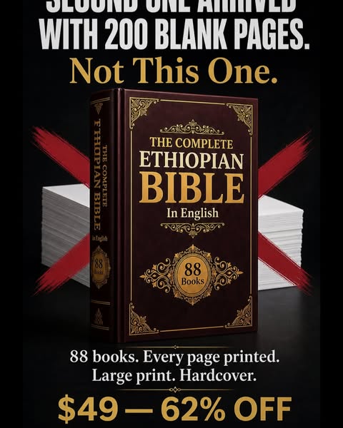Your bible might be incomplete
