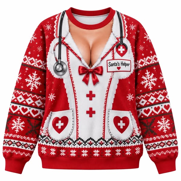 Funny Custom Ugly Christmas Sweatshirt