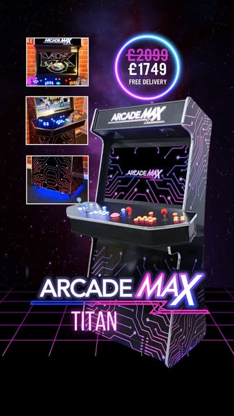 £1,749.00 | ArcadeMAX Titan Arcade Machine