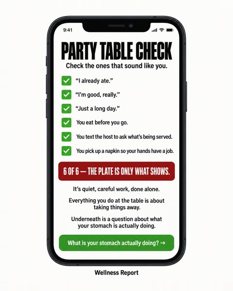 The One Plain Plate at the Party